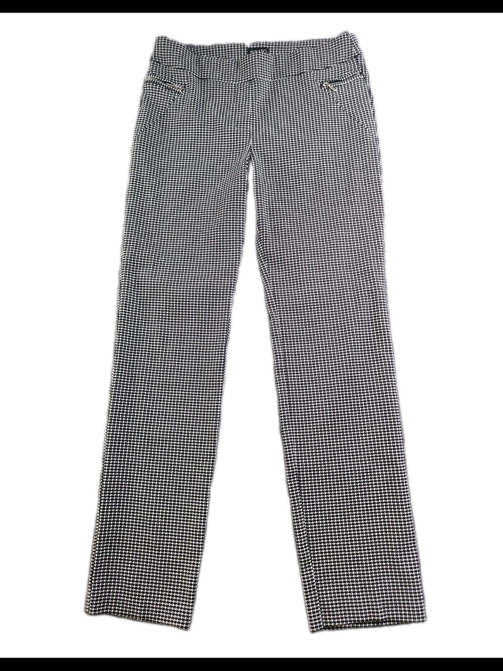 Soho Apparel Limited Black Checkered Women's leggings Pants Large
